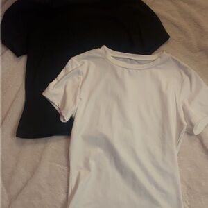 Black and White T-Shirt Set